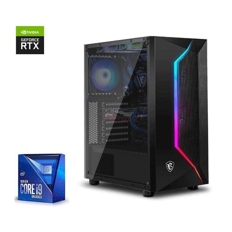 Image of PC Gaming HOME RTX3060 i9-10900F 2.8GHz/20MB(10CORE)+16GB/3600+1TB SSD+RTX3060/12GB+Z490 (HOME_10900F_3060_12_1TB)