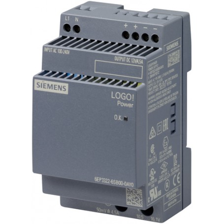 Siemens 6EP3322-6SB00-0AY0 adattatore e invertitore Interno Multicolore (6EP3322-6SB00-0AY0)