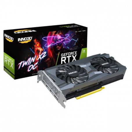 INNO3D GeForce RTX3060Ti Twin X2 OC 8GB GDDR6 (LHR) N306T208D6X1190VA32D (N306T208D6X1190VA32D_PROMO)