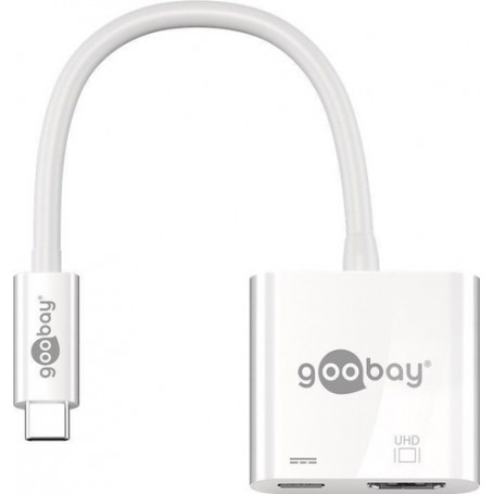 Goobay 62110 hub di interfaccia USB 3.2 Gen 1 (3.1 Gen 1) Type-C Bianco (62110)