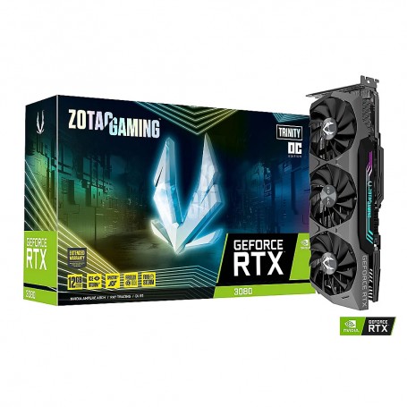 ZOTAC GAMING GeForce RTX 3080 Trinity OC 12GB GDDR6X scheda grafica 3xDP/HDMI (ZT-A30820J-10PLHR) (ZT-A30820J-10PLHR_promo)
