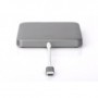 Digitus DA-70876 replicatore di porte e docking station per notebook Cablato USB 3.2 Gen 1 (3.1 Gen 1) Type-C Grigio (DA-70876)