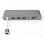 Digitus DA-70875 replicatore di porte e docking station per notebook Cablato USB 3.2 Gen 1 (3.1 Gen 1) Type-C Grigio (DA-70875)