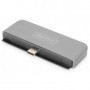 Digitus DA-70893 hub di interfaccia USB 3.2 Gen 1 (3.1 Gen 1) Type-C 5000 Mbit/s Grigio (DA-70893)