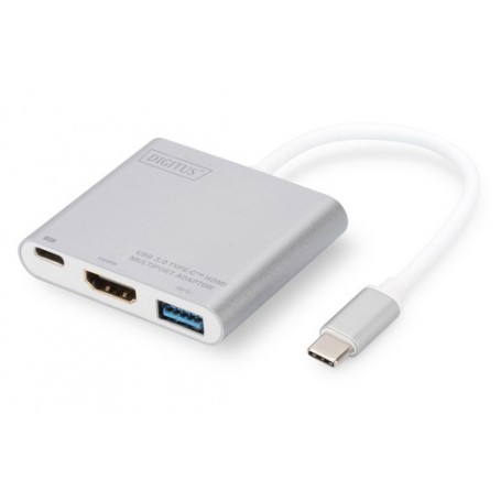 Digitus DA-70838-1 adattatore grafico USB 4096 x 3072 Pixel Grigio, Bianco (DA-70838-1)
