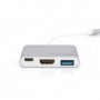 Digitus DA-70838-1 adattatore grafico USB 4096 x 3072 Pixel Grigio, Bianco (DA-70838-1)