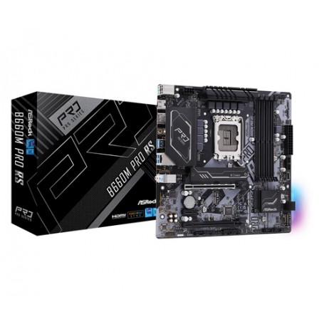 Asrock B660M Pro RS Intel B660 LGA 1700 micro ATX (90-MXBGW0-A0UAYZ)