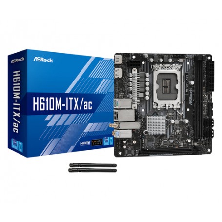 Asrock H610M-ITX/ac Intel H610 LGA 1700 Micro ITX (90-MXBHL0-A0UAYZ)