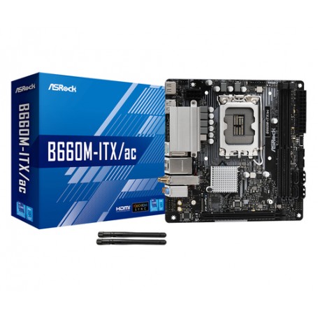 Asrock B660M-ITX/ac Intel B660 LGA 1700 mini ITX (90-MXBHG0-A0UAYZ)