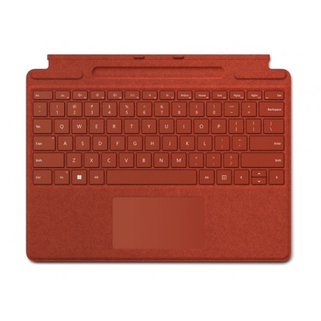 Microsoft Surface Pro Signature Keyboard Rosso Microsoft Cover port QWERTY Italiano (8XB-00030)