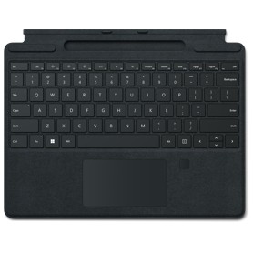 Microsoft Surface Pro Signature Keyboard with Fingerprint Reader Nero Microsoft Cover port QWERTY Italiano (8XG-00010)