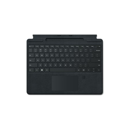 Microsoft Surface Pro Signature Keyboard with Fingerprint Reader Nero Microsoft Cover port QWERTY Italiano (8XG-00010)