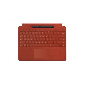 Microsoft Signature with Slim Pen 2 Rosso Microsoft Cover port QWERTY Italiano (8X8-00030)