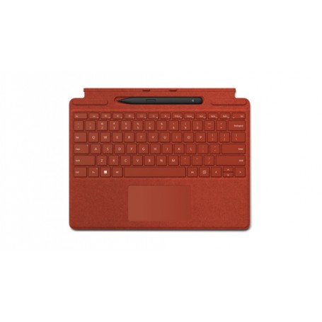 Microsoft Signature with Slim Pen 2 Rosso Microsoft Cover port QWERTY Italiano (8X8-00030)