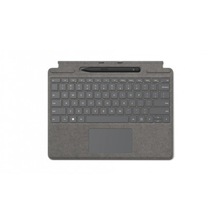 Microsoft Signature with Slim Pen 2 Platino Microsoft Cover port QWERTY Italiano (8X8-00070)
