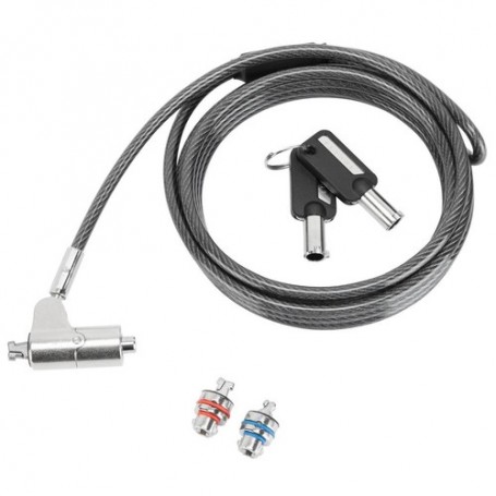 Targus ASP85GL cavo di sicurezza Argento 2 m (ASP85GL)