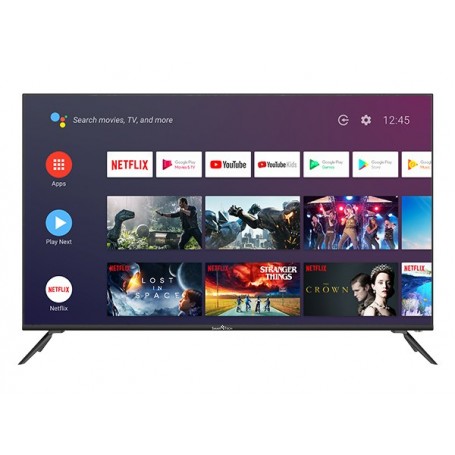 SMART TECH TV 50" LED UHD 4K SMART ANDROID T2/S2 SMT-50F30UC2M1B1 (SMT-50F30UC2M1B1)