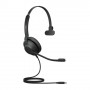 Jabra Evolve2 30, MS Mono Auricolare Cablato A Padiglione Ufficio USB tipo-C Nero (23089-899-879)