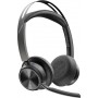 POLY Voyager Focus 2 UC Auricolare Con cavo e senza cavo A Padiglione Ufficio USB tipo-C Bluetooth Base di ricarica  (214433-01)