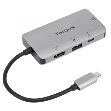 Targus DOCK418EUZ replicatore di porte e docking station per notebook Cablato USB 3.2 Gen 1 (3.1 Gen 1) Type-C Grig (DOCK418EUZ)