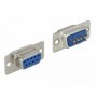 DeLOCK 65882 cavo di collegamento Sub-D 9 pin Blu, Argento (65882)
