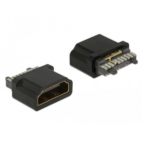 DeLOCK 65885 cavo di collegamento HDMI-A Nero (65885)