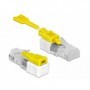 DeLOCK 85334 cavo di collegamento RJ45 Bianco, Giallo (85334)