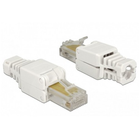 DeLOCK 86415 cavo di collegamento RJ-45 Bianco (86415)