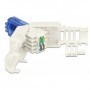 DeLOCK 86417 cavo di collegamento RJ-45 Blu, Bianco (86417)