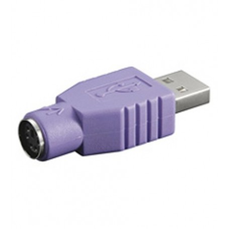 Goobay USB / PS2 Adapter Grigio, Viola (68918)