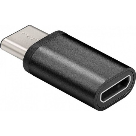 Goobay 56635 adattatore per inversione del genere dei cavi USB-C USB 2.0 Micro-Buchse (Typ B) Nero (56635)