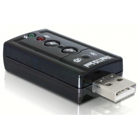 DeLOCK 61645 adattatore per inversione del genere dei cavi USB 2.0 2x 3,5 Nero (61645)