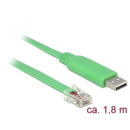 DeLOCK 62960 cavo seriale Verde USB 2.0 RS-232 (62960)