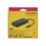 DeLOCK 63929 hub di interfaccia USB 2.0 Type-C Nero (63929)