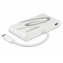 DeLOCK 87731 hub di interfaccia USB 3.2 Gen 1 (3.1 Gen 1) Type-C Grigio, Bianco (87731)