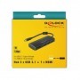 DeLOCK 63931 hub di interfaccia USB 3.2 Gen 1 (3.1 Gen 1) Type-C 5000 Mbit/s Nero (63931)