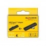 DeLOCK 64114 adattatore per inversione del genere dei cavi USB Type-C 2 x USB Type-C Nero (64114)
