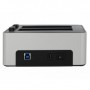DeLOCK 63991 docking station per unità di archiviazione USB 3.2 Gen 1 (3.1 Gen 1) Type-B Nero, Grigio (63991)