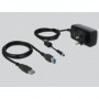 DeLOCK 63991 docking station per unità di archiviazione USB 3.2 Gen 1 (3.1 Gen 1) Type-B Nero, Grigio (63991)