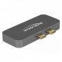 DeLOCK mini Dockingstation für macbook mit 5K Cablato Thunderbolt 3 Grigio (87739)