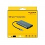 DeLOCK 87683 replicatore di porte e docking station per notebook Cablato USB 3.2 Gen 1 (3.1 Gen 1) Type-C Grigio (87683)