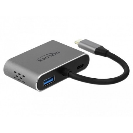 DeLOCK 64074 hub di interfaccia USB 3.2 Gen 1 (3.1 Gen 1) Type-C Grigio (64074)