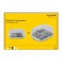DeLOCK 64090 docking station per unità di archiviazione USB 3.2 Gen 1 (3.1 Gen 1) Type-C Trasparente (64090)