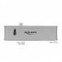 DeLOCK 87752 replicatore di porte e docking station per notebook Cablato USB 3.2 Gen 1 (3.1 Gen 1) Type-C Grigio (87752)