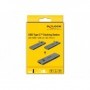 DeLOCK 87752 replicatore di porte e docking station per notebook Cablato USB 3.2 Gen 1 (3.1 Gen 1) Type-C Grigio (87752)
