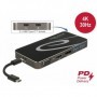 DeLOCK 87773 replicatore di porte e docking station per notebook Cablato USB 3.2 Gen 1 (3.1 Gen 1) Type-C Nero (87773)