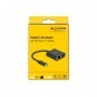 DeLOCK 66644 replicatore di porte e docking station per notebook Cablato USB 3.2 Gen 1 (3.1 Gen 1) Type-C Nero (66644)