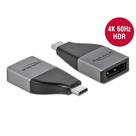 DeLOCK 64120 adattatore grafico USB 3840 x 2160 Pixel Grigio (64120)