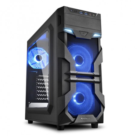 Sharkoon VG7-W Blue Midi Tower Nero (VG7-W BLUE)