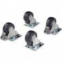 StarTech.com 4POSTCASTER porta accessori Rotelle (4POSTCASTER)